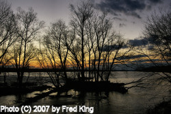 Sunset near Seneca